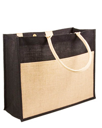 Jute Shopping Bags with Pocket
