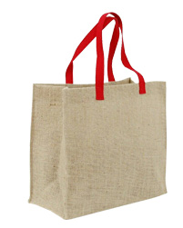 Jute Shopping Bags with Cotton Handle