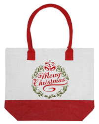 Christmas Burlap Treat Bags