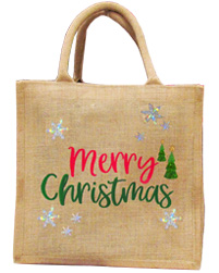 Burlap Bags for Christmas Gifts