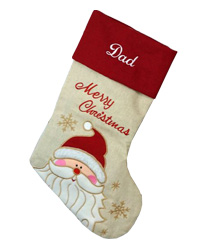 Burlap Christmas Stockingss Personalized