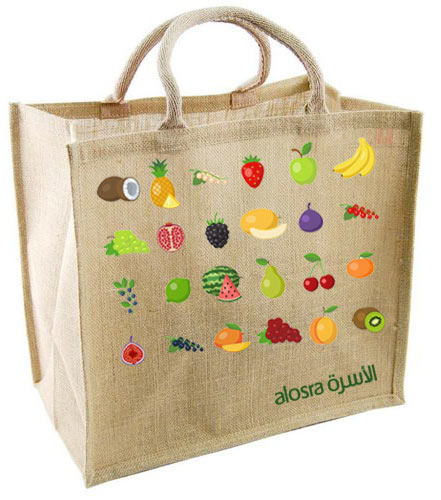jute bag for supermarket